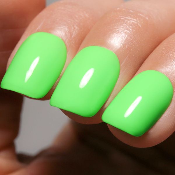 Imtiti Gel Nail Polish, 1Pcs 15ml Green Color Gel Polish Soak Off LED Nail Polish Gel Nail Art Design Manicure Salon DIY at Home