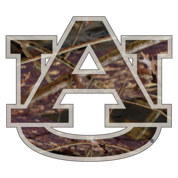 Craftique Auburn Tigers, Camo AU Large Vinyl Decal, Cornhole