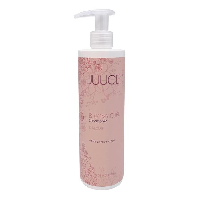 JUUCE Bloomy Curl Conditioner, 450 ml - Für Curly Girl Methode - Ohne Sulfate, Silikone und Parabene - Für lockiges haar - Ergebnis: glänzendes und gepflegtes Haar