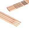 rayzm Drum Sticks 7A, Solid American Hickory Drumsticks/Beater Sticks, Wood Tips