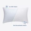 Shredded Memory Foam Pillow Set Adjustable Loft Cooling for Hot Sleepers 2-Pack
