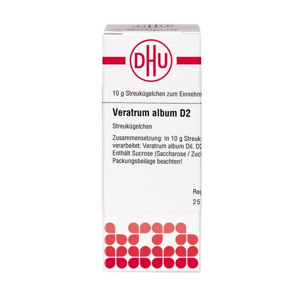 Veratrum album D2 DHU Globuli, 10 g Globuli