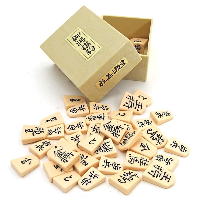 Shogi Pieces Plastic 上駒 水無瀬 Instruction