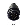 Lissek Plug for trailer 13-pin 13-pin trailer plug socket