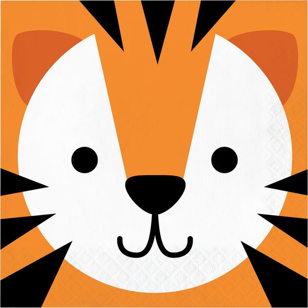 Creative Converting Tiger Napkins, 16 ct