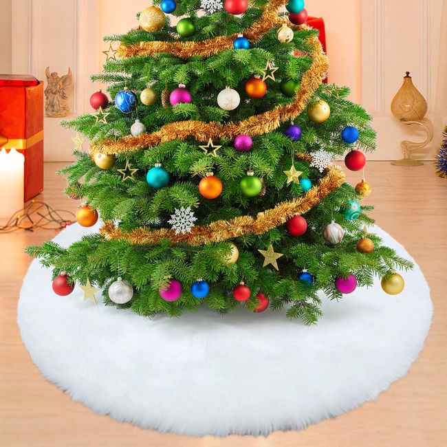 KUUQA Christmas Tree Skirt, 30.7 inches (78 cm), Christmas Tree, Decoration, Christmas Tree, Ornament