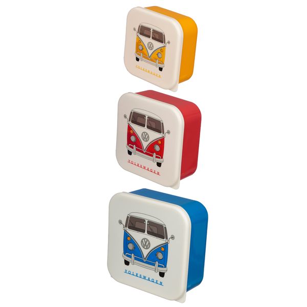 Puckator VW Campervan Set of 3 Lunch Boxes