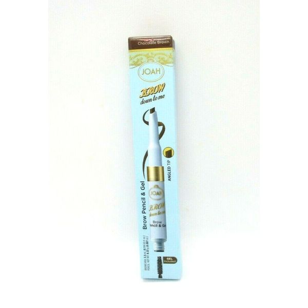 Joah Brow Pencil & Gel Angled Tip ~ Chocolate Brown ~ 0.11 oz / 0.007 oz ~ BNIB