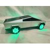 Tesla Silver Cybertruck Shape Bluetooth Portable Speaker W/LED Light USB/AUX/FM