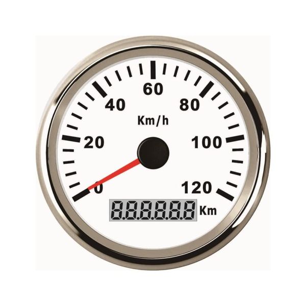ELING GPS Speedometer Odometer 120KM/H for Auto Marine UTV 85mm 12V/24V with Backlight