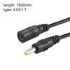 sourcing map 2pcs Tip Adapter Connector Converter 4.0X1.7mm 2A 1.5M DC Power Connect