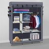 69in Portable Closet Wardrobe Clothes Rack Storage Organizer Shelf Durable