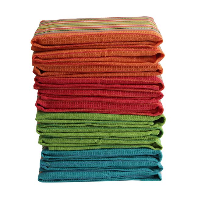 Unbleached Cotton Tea Towels (Set of 12)