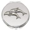 Dolphin D Compact Mirror Handbag Gift With Free Engraving 106