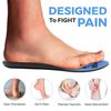 Maximum Support Plantar Fasciitis Insoles – Custom Form-Fitting Insoles Shoe Inserts for Plantar Fasciitis Women and Men – Shock Absorption - Flat Feet Inserts for All Day Walking & Standing