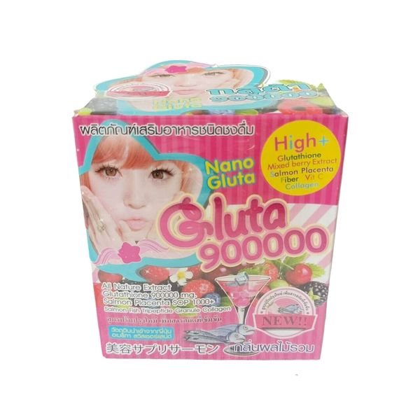 Nano gluta 9000000 Drink Punch Supplements Whitening Skin Anti-Aging