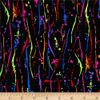Rainbow Bright Paint Splatter, Fabric by the Yard