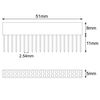 Treedix 2 x 20 Pin Stacking Header Female Pin Header Compatible with Raspberry Pi (Pack of 4)
