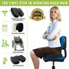 Comfysure Memory Foam Car Seat Cushion Lower back support pillow - Black