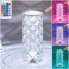 USB LED Crystal Table Lamp Diamond Night Light Color Changing Table Lamp REMOTE