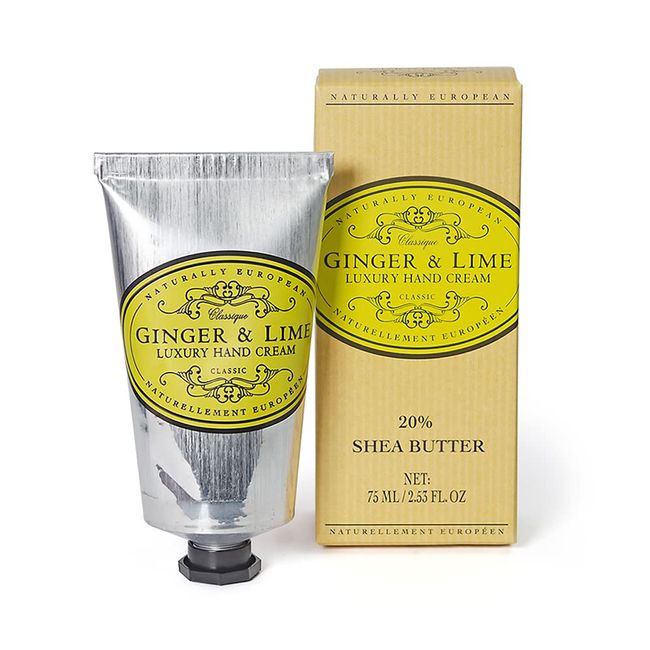 Naturally European Luxury Hand Cream Soothing and Caring - Ginger & Lime 1 x 75ml