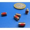 Stainless Steel Self Lock Set Screw, Nylon Patch, Cup, 1/4"-20 x 5/8" Long 20 pc