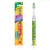 GUM Crayola Timer Light Toothbrush for Kids, Soft Bristles, Suction Cup Base, Children & Toddler Toothbrush 3 Year Old + 1ct