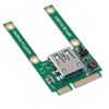 Socobeta USB2.0 Expand Card Mini PCI-E USB 2.0 Hub Controller Adapter with Internal mPCI-E Slot Expand Another USB 2.0 Interface