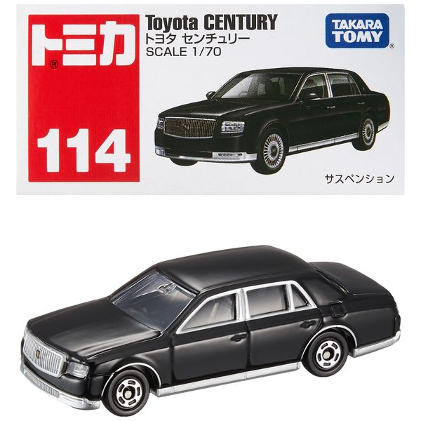 Takara Tomy Tomica No. 114 Toyota Century (Box) Mini Car Toy 3 Years Old