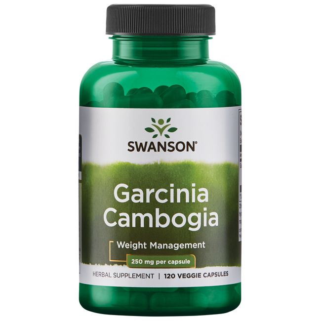 Swanson Garcinia Cambogia 250 mg 120 Veggie Capsules