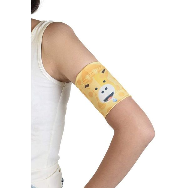 Dia-Band KIDS, armband for CGM Freestyle Libre, Medtronic, Dexcom or Omnipod - Comfortable and reusable diabetic armband for glucose sensor. (J.XS (17-20cm))