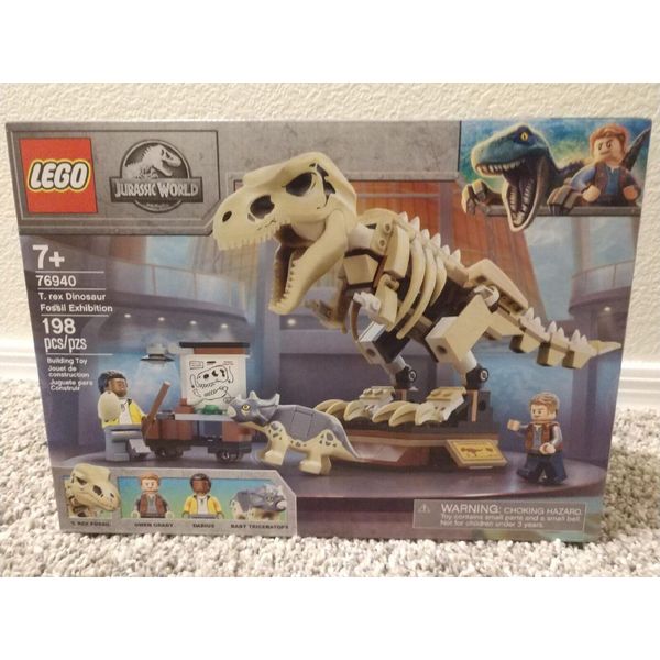 LEGO ( 76940) JURASSIC WORLD: T REX DINOSAUR FOSSIL EXHIBIT - RETIRED - NEW!!!