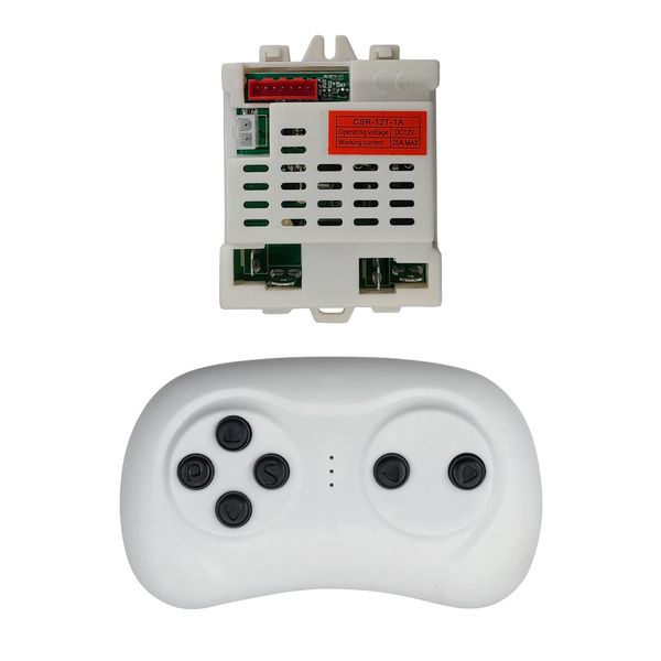 2.4G Bluetooth CST-1A FCC Remote Control and CSR-12T-1A Receiver Control Box Mother Board for Kids Powered Wheels Children Electric Ride On Car Replacement Parts