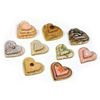 Zenker Cookie-Mould Heart 1.47in, Tin, Silver, 1.47"