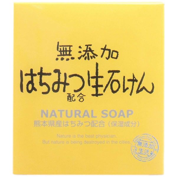 [Bulk Purchase] Max Additive-Free Honey Formulated Raw Soap, 2.8 oz (80 g) x 4