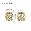 uxcell Insert Nuts with Knobs 50pcs M4 x 5mm L x 6mm OD 3D Printing Brass Nuts Female Threaded Insert Brass Heat Set Insert Embedded Nuts
