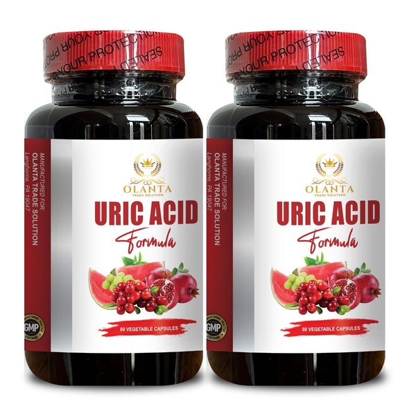 URIC ACID - Urinary Tract support, Advanced Herbal Formula, Tart Cherry, Celery