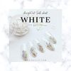 Naility! Rough Cut Shell Sheet, White, 0.1 oz (2.5 g)
