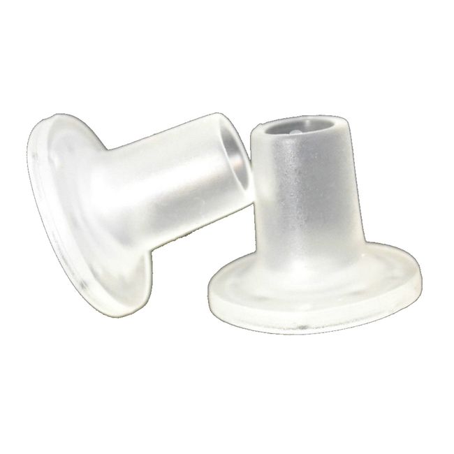 2 x Clean Heel, Heel Stoppers Petite Clear with Subtle glitter