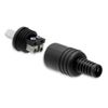 6 x DIN Speaker Plug Cable Connection Kink Protection Screwable Box Adapter