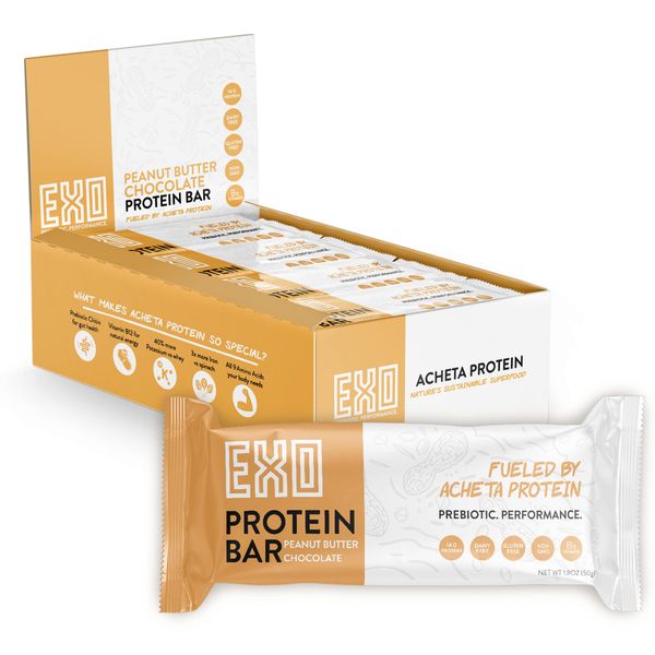 Exo Cricket Protein Bar - Peanut Butter Chocolate Chip - 12 Bars