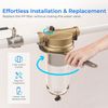 Waterdrop Mega Spin Down Sediment Filter,100 Micron+5 Micron PP Filter