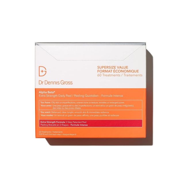 Dr Dennis Gross Alpha Beta Extra Strength Daily Peel for Oily Skin 60 Treatments