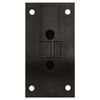 CRL V1E3370RB Polishedh. Vienna 337 Adjustable Wall Mount Full Back Plate Hinge