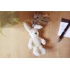 Schaffer 0252 Plush Keyring Rabbit Carrot, Polyester