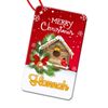 Personalised Any Name Rectangle Christmas Bauble Tree Decoration Gift Present 137