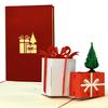 3D Christmas Card Pop Up Presents, Cute Present Idea, W35