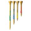 Pride Professional Tee System Shortee Tee, 2-1/8 Inch -120 Count (Red on Natural)