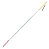 Aluminum Telescopic Blind Cane with Rolling Tip 12 inch-59 inch，with 2 Tips (Yellow Handle)