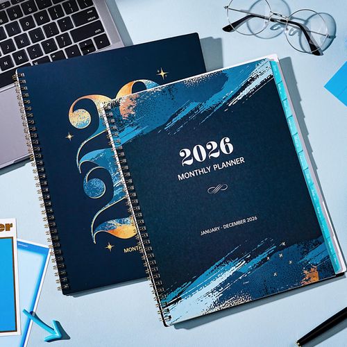 2026 Monthly Planner - 2026 Monthly Calendar Planner from January 2026-December 2026, 8.5''x11'', 12 Months with Tabs, Large Daily Blocks, Inner Pocket